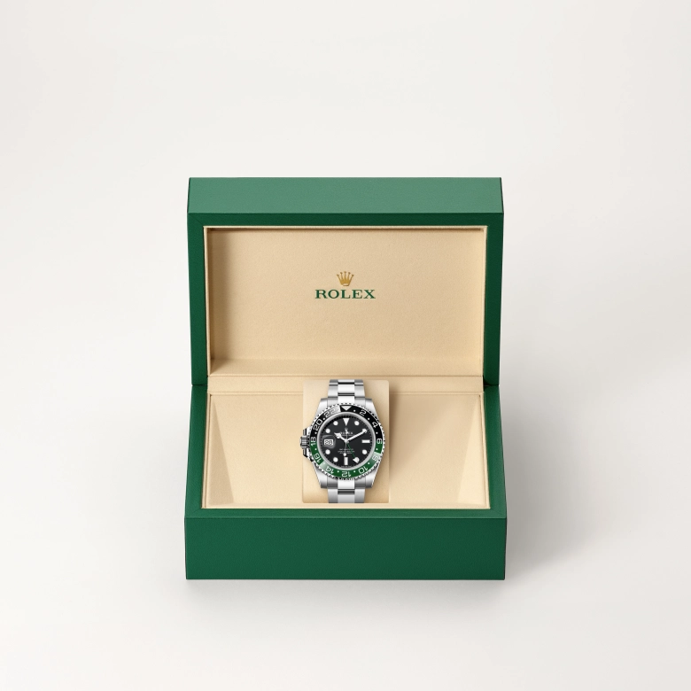 rolex gmt-master ii in oystersteel, m126720vtnr-0001 - cortina watch