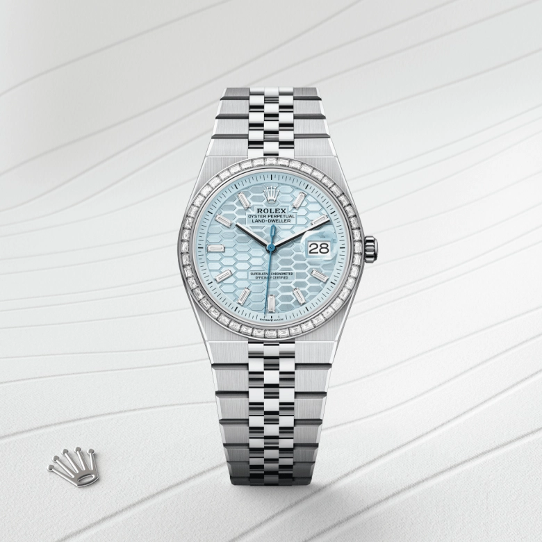 Rolex Land-Dweller in Platinum, M127286TBR-0001 - Cortina Watch