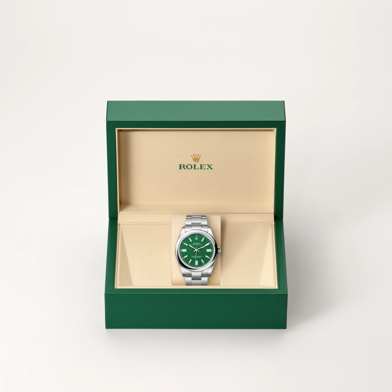 Rolex Oyster Perpetual in Oystersteel, M134300-0004 - Cortina Watch