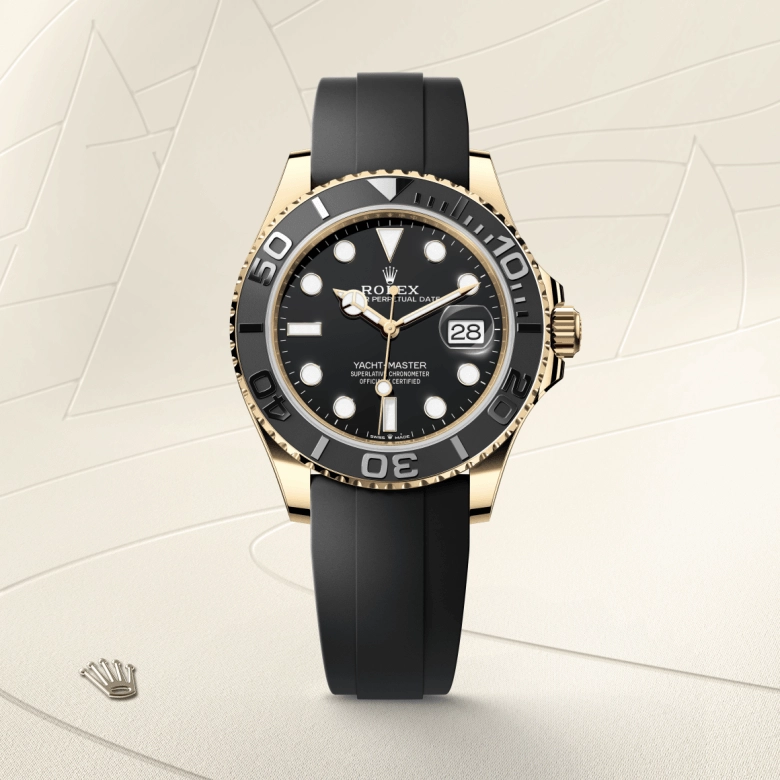 Rolex Yacht-Master in 18 ct yellow gold, M226658-0001 - Cortina Watch