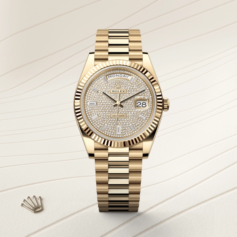 rolex day-date in 18-ct-yellow-gold, m228238-0054 - cortina watch