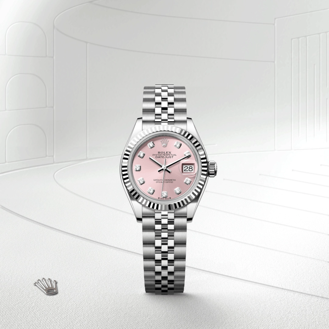 rolex lady-datejust in white-rolesor, m279174-0003 - cortina watch