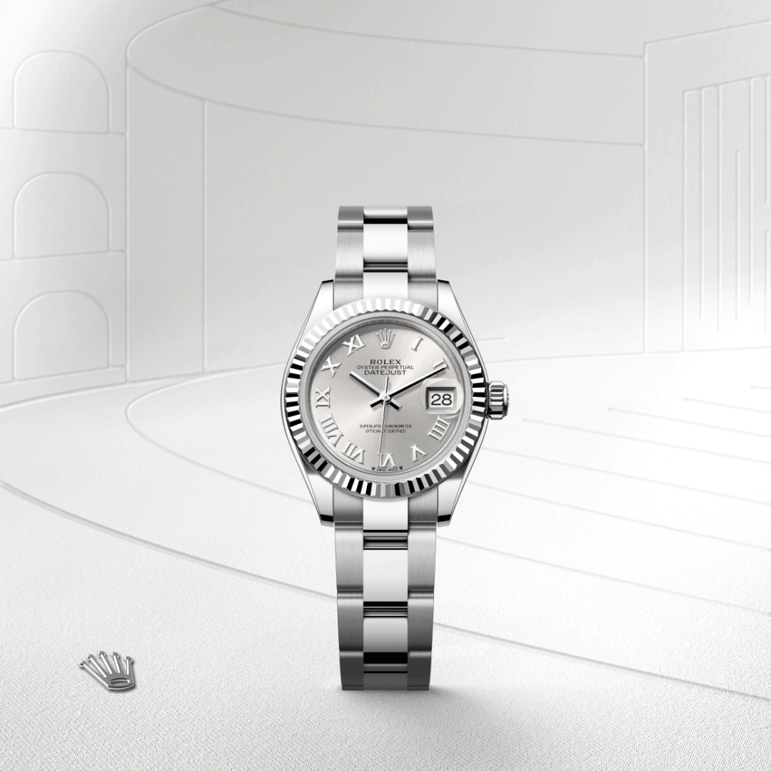 rolex lady-datejust in white-rolesor, m279174-0008 - cortina watch