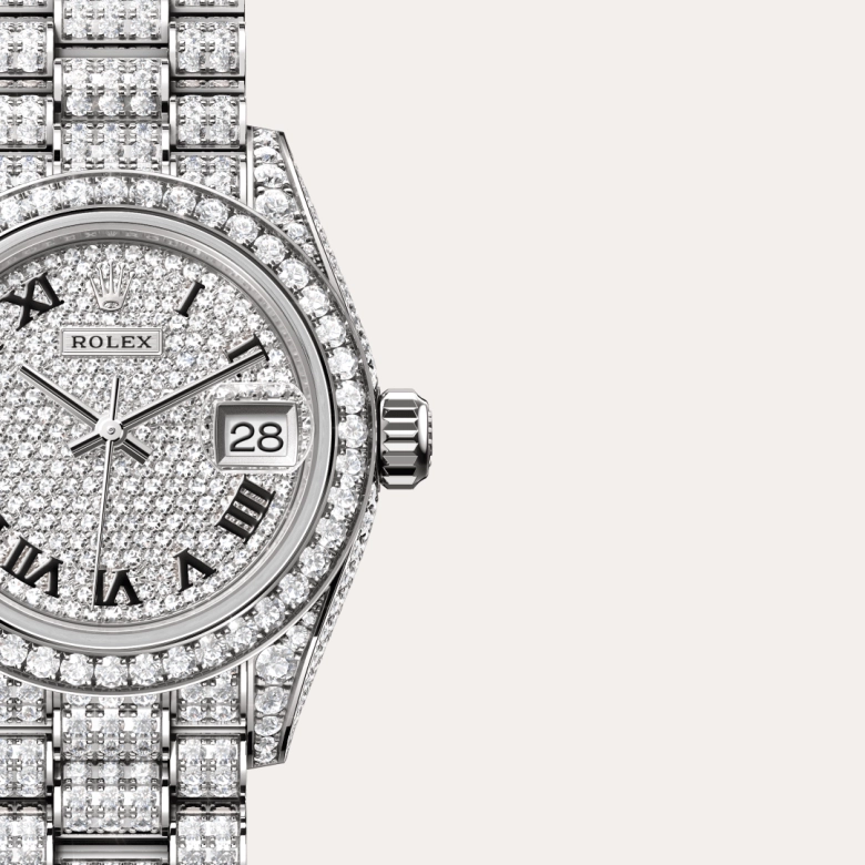 Rolex Lady-Datejust in white gold, M279459RBR-0001