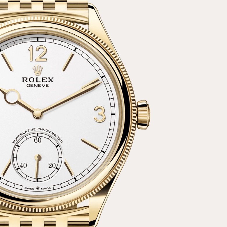 Rolex 1908 in 18 ct yellow gold, M52508-0008 | Cortina Watch