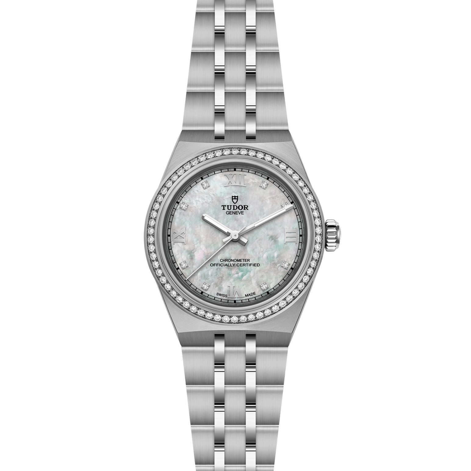 TUDORTUDOR RoyalTUDOR Royal磨光及磨砂不锈钢表壳，直径30毫米 - M2830A1S0-0001 at Cortina Watch Singapore