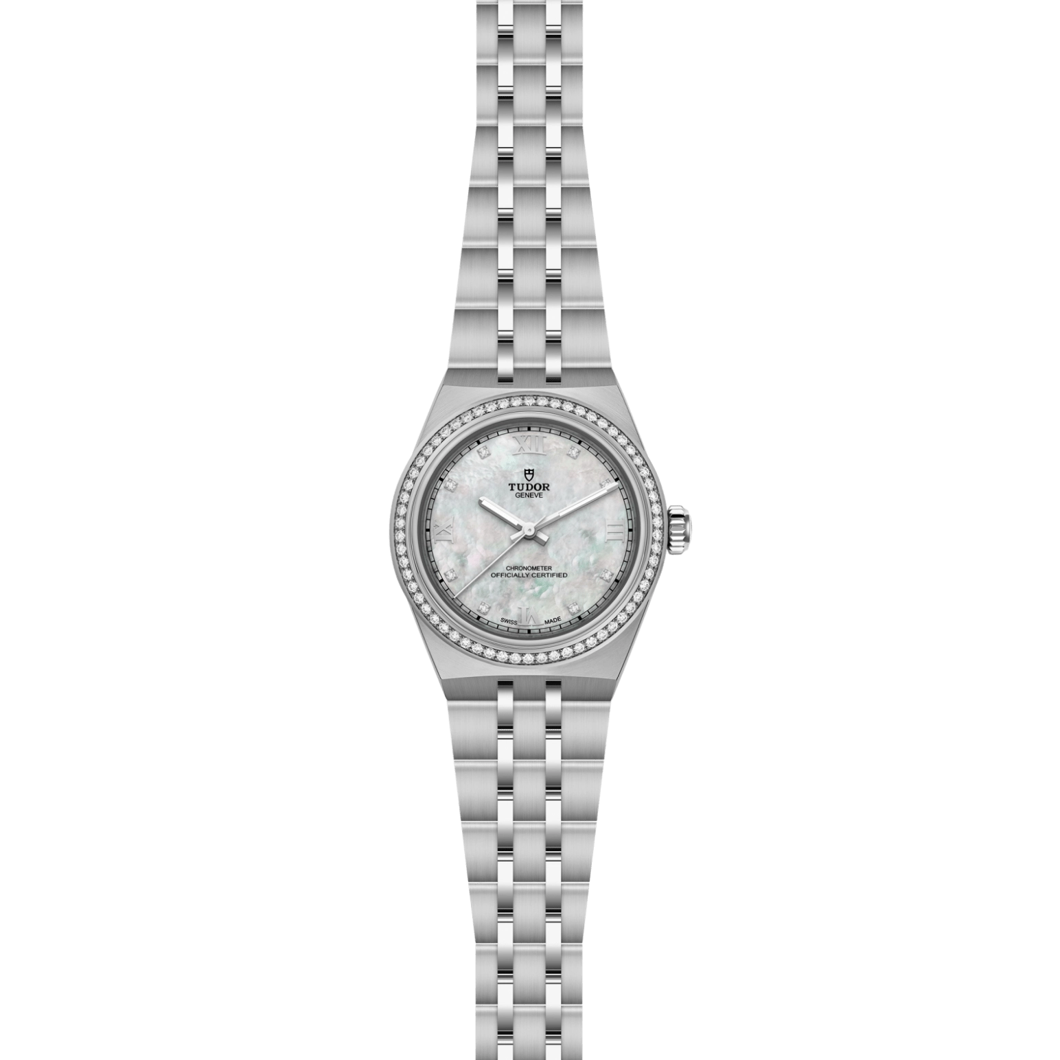 TUDORTUDOR RoyalTUDOR Royal磨光及磨砂不锈钢表壳，直径30毫米 - M2830A1S0-0001 at Cortina Watch Singapore