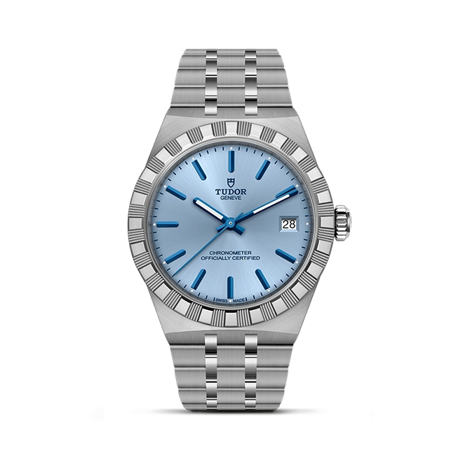 TUDORTUDOR RoyalTUDOR Royal磨光及磨砂不锈钢表壳，直径36毫米 - M2836C1A0-0106 at Cortina Watch Singapore
