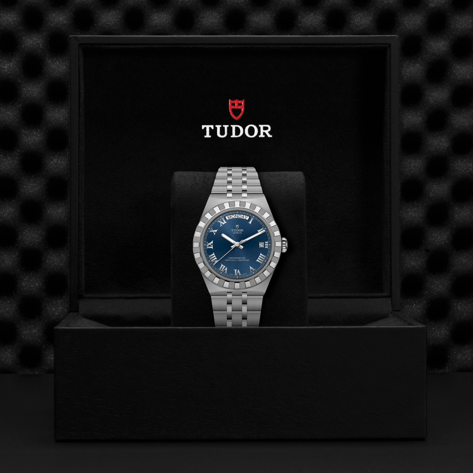 TUDORTUDOR RoyalTUDOR Royal磨光及磨砂不锈钢表壳，直径40毫米 - M2840D1A0-0002 at Cortina Watch Singapore