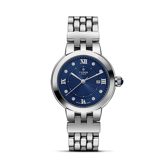 TUDORClair de RoseClair de Rose磨光钢表壳，直径30毫米 -  at Cortina Watch Singapore