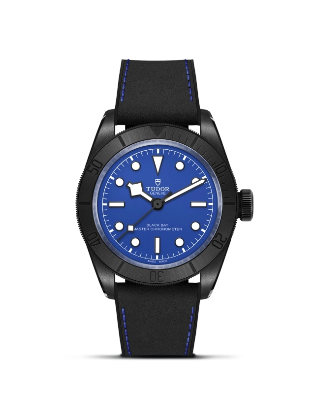 TUDORBlack Bay CeramicDaring Watches41mm matt black ceramic case with micro-blasted finish and monobloc middle case Open case back in black-PVD-treated 316L steel with sapphire crystal - M79210CNU-0007 at Cortina Watch Singapore