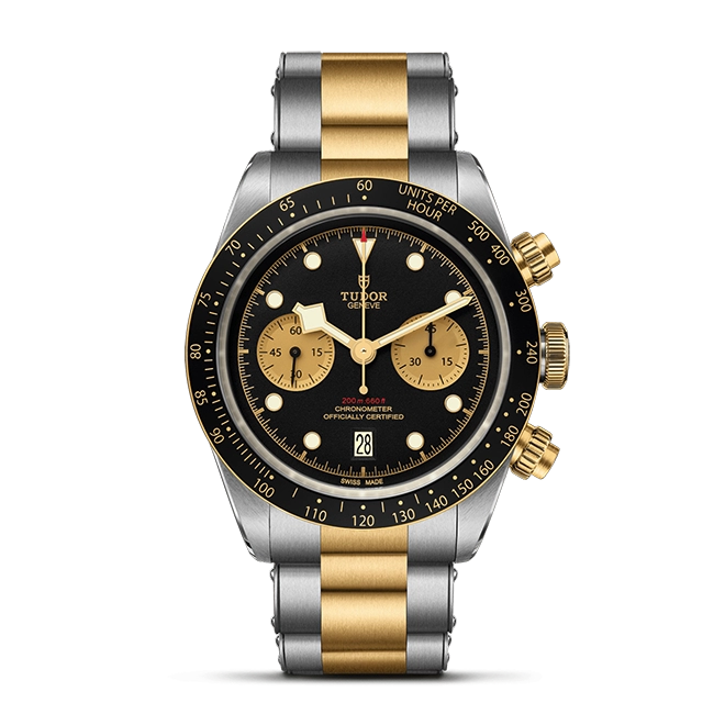 TUDORBlack Bay Chrono S&GBlack Bay Chrono41mm steel case with polished and satin finish -  at Cortina Watch Singapore