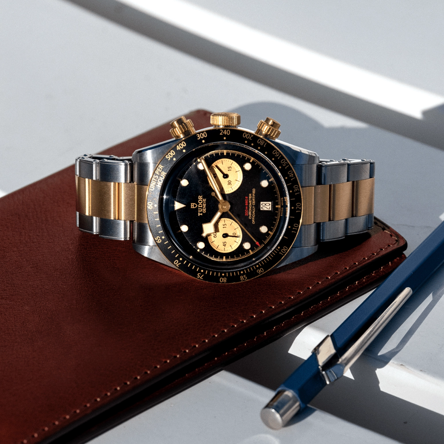 TUDORBlack Bay Chrono S&GBlack Bay Chrono41mm steel case with polished and satin finish -  at Cortina Watch Singapore