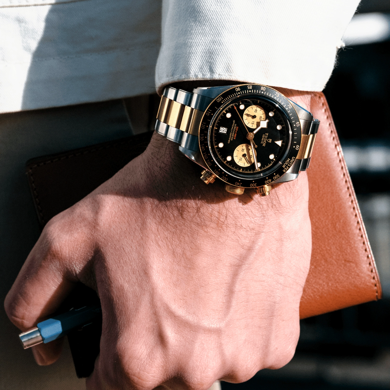 TUDORBlack Bay Chrono S&GBlack Bay Chrono41mm steel case with polished and satin finish -  at Cortina Watch Singapore