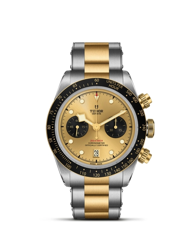 TUDORBlack Bay Chrono S&GBlack Bay Chrono41mm steel case with polished and satin finish - M79363N-0007 at Cortina Watch Singapore